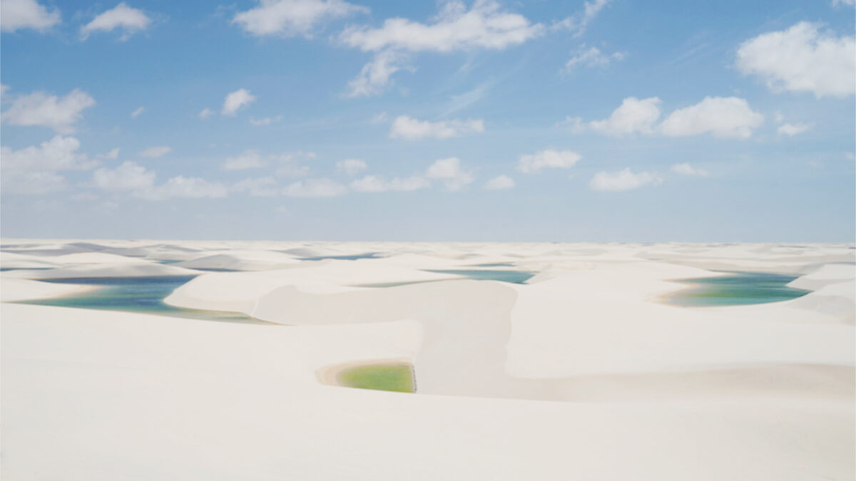 ボニータ湖ルートの高台